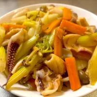 イカとセロリの中華炒め|Hiropanさん