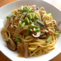 生姜の佃煮と椎茸スパゲッティ|あいこさん