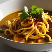 Curry Spaghetti with Veggies| Cooking Chronicles with Brieさん