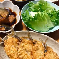＊アジフライとおかずタルタルでごはん♪＊|ultramarineさん