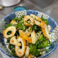 ピーマンとちくわの塩昆布炒め|うさこさん