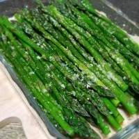 パパ作👨アスパラの粉チーズ焼き|ぱんだのままんさん