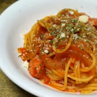 パパ作👨トマトジュースパスタ|ぱんだのままんさん
