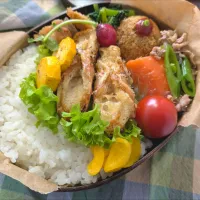 竹輪ゆかり揚げ弁当