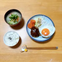 目玉焼きハンバーグ|ちゃみこさん