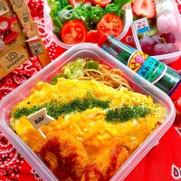 2025/05/20 オム焼きそば弁当&山菜サラダ|Blueberry🫐さん