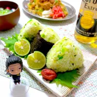 青しその実と胡麻のおむすび|アルティッチョさん