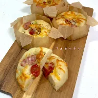 フォカッチャ(トマト枝豆ソーセージチーズ)|o-kazuさん