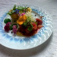 まる(丸大豆)さんの料理 キウイとパクチーのサラダ