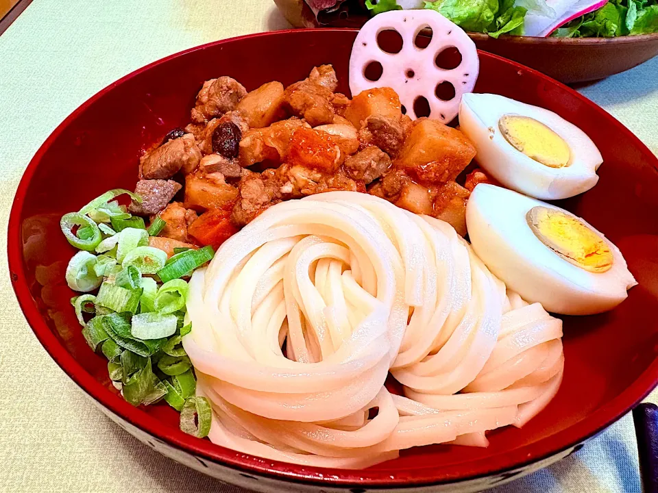 ポークトマトシチューうどん|マニラ男さん