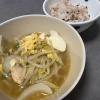 野菜豆腐スープ|くるみさん