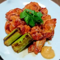 【自作🎯】地鶏の昆布〆返し醤油焼き🍻|Falco*さん