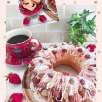 ストロベリーリングパン☺️🍓|あみさん
