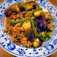 ピリ辛だけどマイルドな麻婆茄子🍆