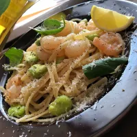 小海老とそら豆のパスタ|アズフラさん