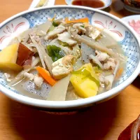 さつま汁（豚汁のさつま芋🍠バージョン）|🐈⸒⸒⸒⸒つるのダンス🐈🐾さん