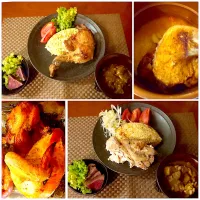 Today‘s Dinner🍴上海鶏飯･牛のたたき･茄子のカレー|🌈Ami🍻さん
