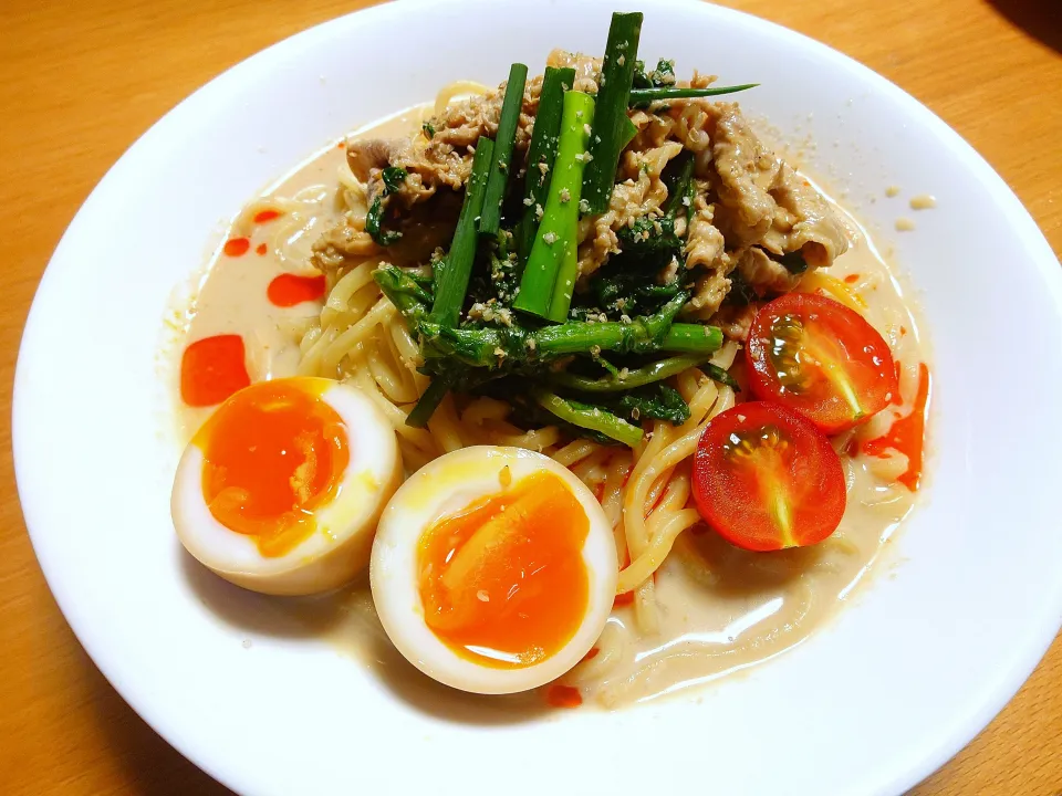 冷やし豆乳担々麺|cookingパパ五郎さん