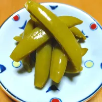 スナップエンドウのピクルス|はるみさん