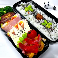 今日の弟のお弁当🍱です|パンダ🐼🐼パンダさん