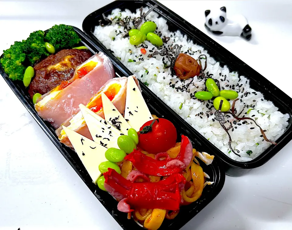 今日の弟のお弁当🍱です|パンダ🐼🐼パンダさん