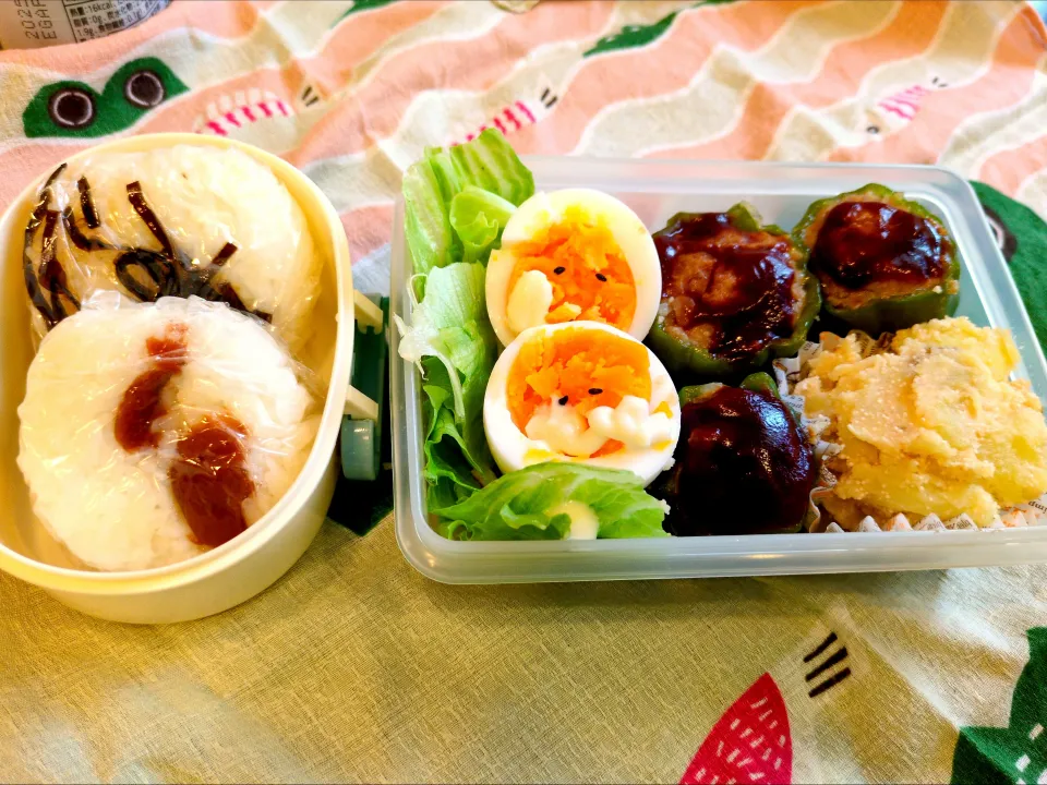 ピーマン肉詰弁当|まゆみさん