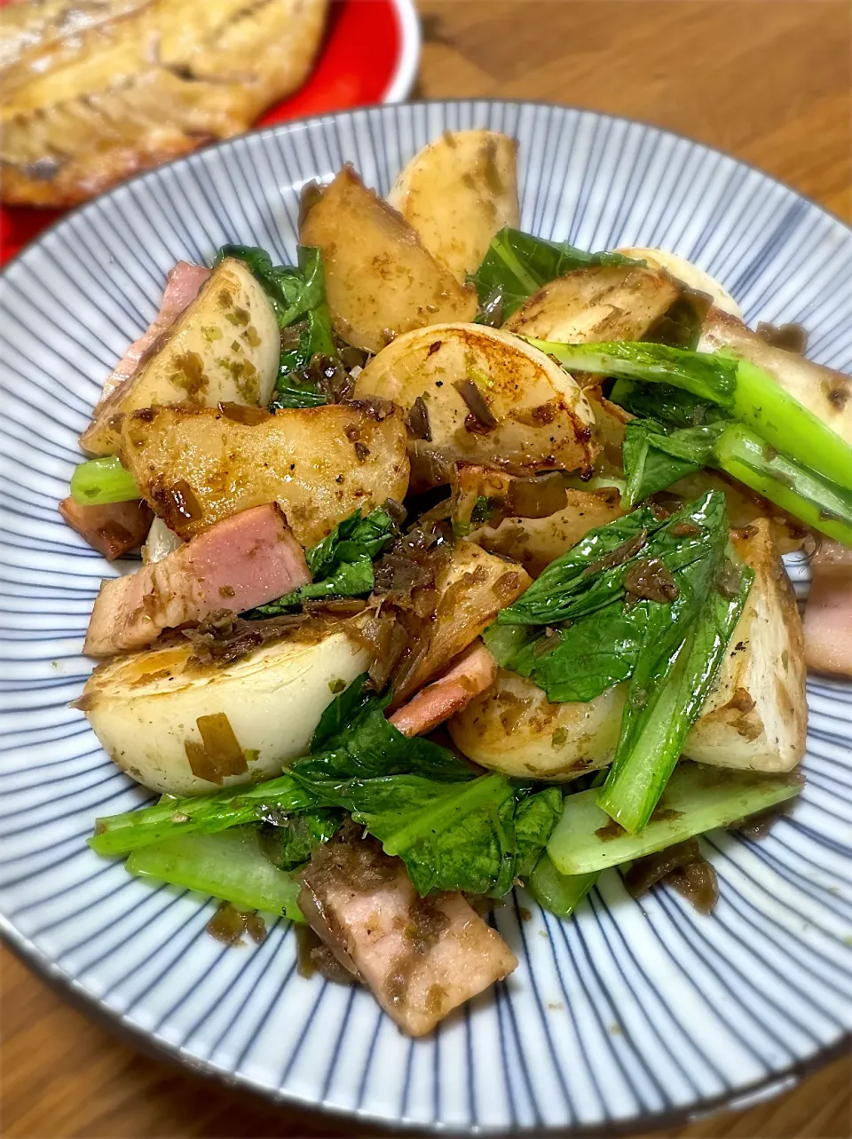 焼きカブとベーコンの炒め物|morimi32さん