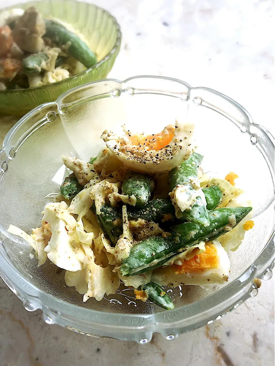 スナップエンドウのマヨサラダ|ヨウコさん