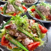 冷しゃぶサラダ🥗|Kashimanakitchenさん