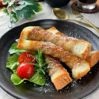 豚バラde肉巻きパン