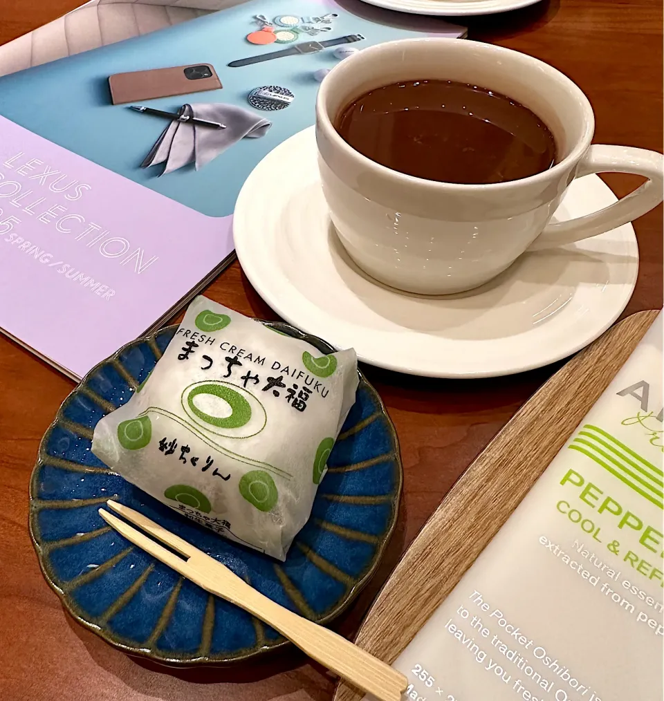 ココアと抹茶大福🍵|ナムナムさん