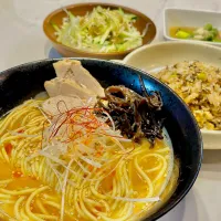 味噌ラーメン定食|ぎんさん