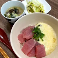 マグロの山かけ丼|ゆりちさん
