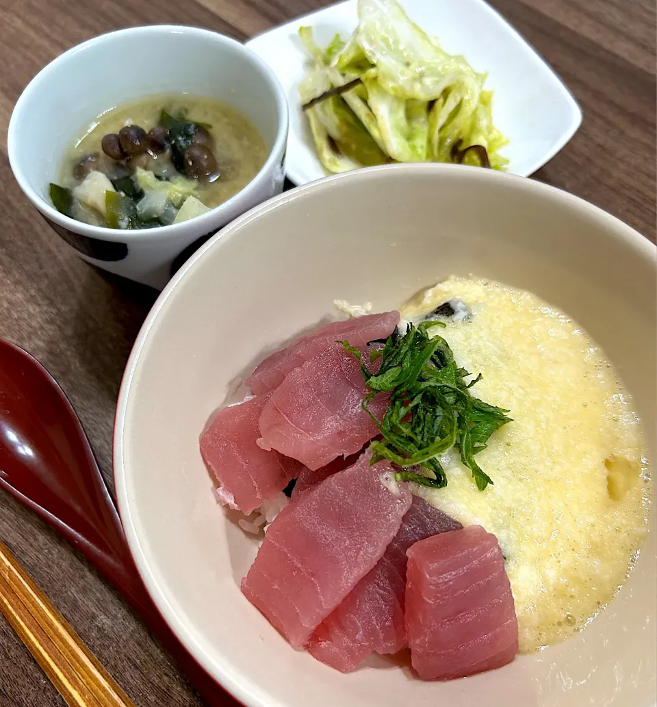 マグロの山かけ丼|ゆりちさん