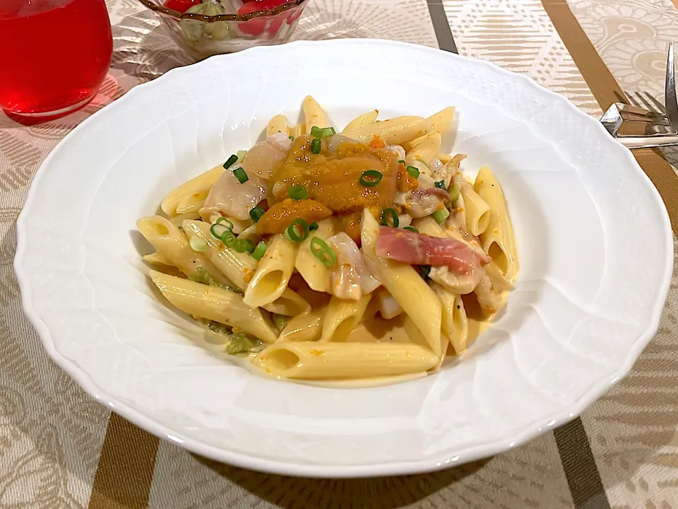 ウニのクリームパスタ🍴|Saori.Sさん