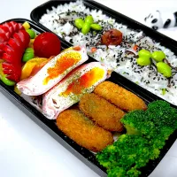 今日の弟のお弁当🍱です|パンダ🐼🐼パンダさん