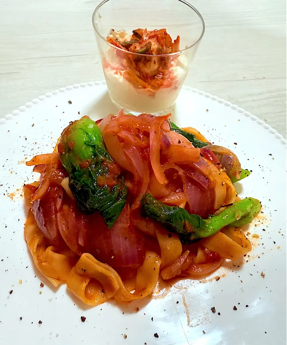 アーリーレッドのトマトソースパスタ|tap.rinさん