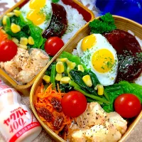 今日の夫婦弁⁽⁽ ◟(灬 ˊωˋ 灬)◞ ⁾⁾💕|桃実さん