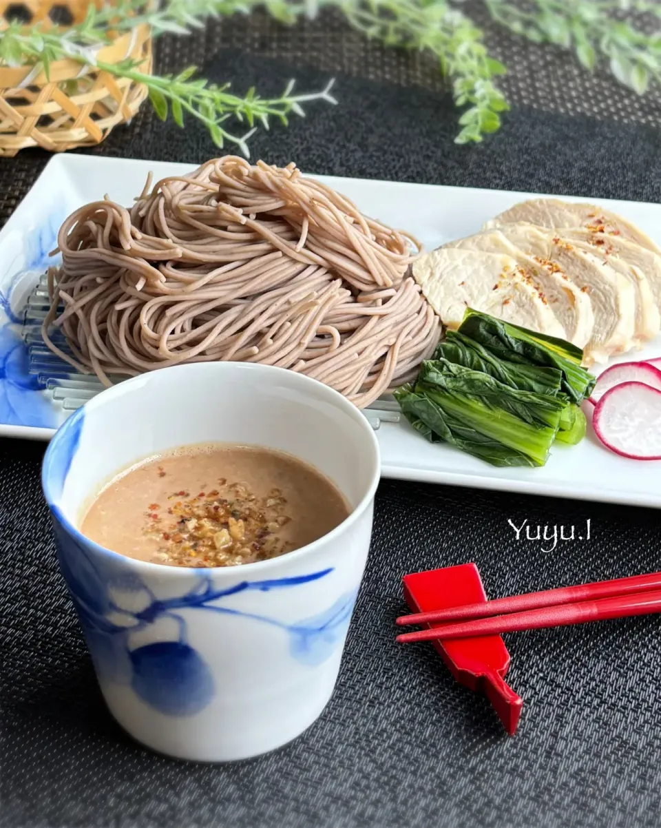 くるみ味噌だれの蕎麦|ゆーこどんさん