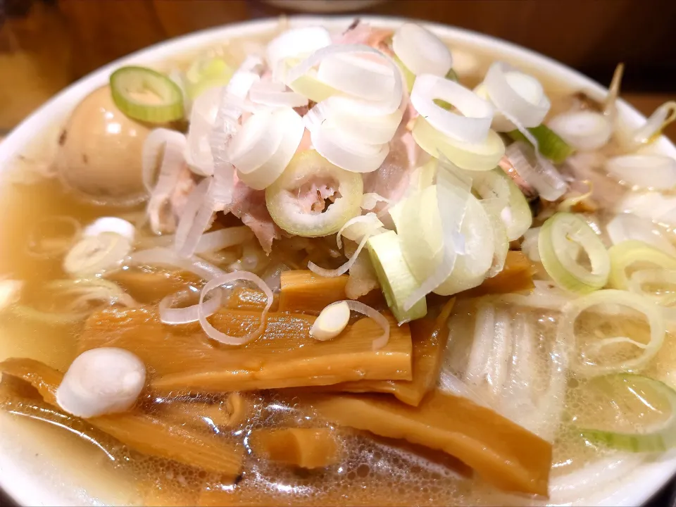 【2025年4月開業】
札幌六坊
札幌塩ラーメン (1,200円)
＋味付玉子 (150円)
@西早稲田4分
(JR高田馬場駅から徒歩7分)
25139
〈醤71塩23噌󠄀13タ5昆7出7F7冷5
混1〉|大脇さん