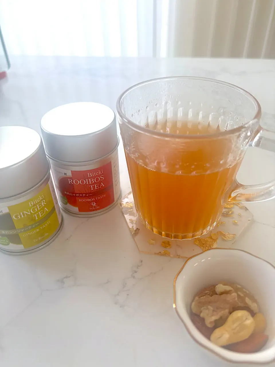 ルイボスティー🫖&素焼きナッツ🥜|まりっぺさん