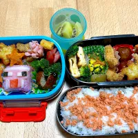 マイクラ弁当と普通のお弁当|ユウガオさん