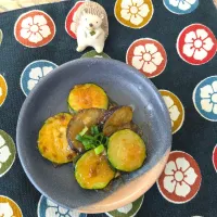 ズッキーニと茄子のとろとろ生姜煮😊|naonaomimichanさん