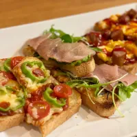 3種類のピザトースト|ふくすけ食堂さん