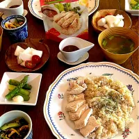 晩ごはん♯カオマンガイ♯タイ料理|小松菜さん