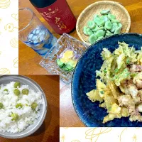 夫 出張から帰宅 晩ご飯|sakuramochiさん