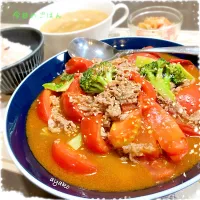 牛肉とトマトのオイスターソース炒め| 亜矢子さん