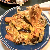 豚キムチうどん|Takeshi  Nagakiさん