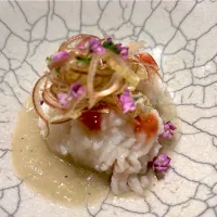 5月22日・和食コース・④「ハモと梅肉」