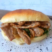焼肉コッペパンサンド